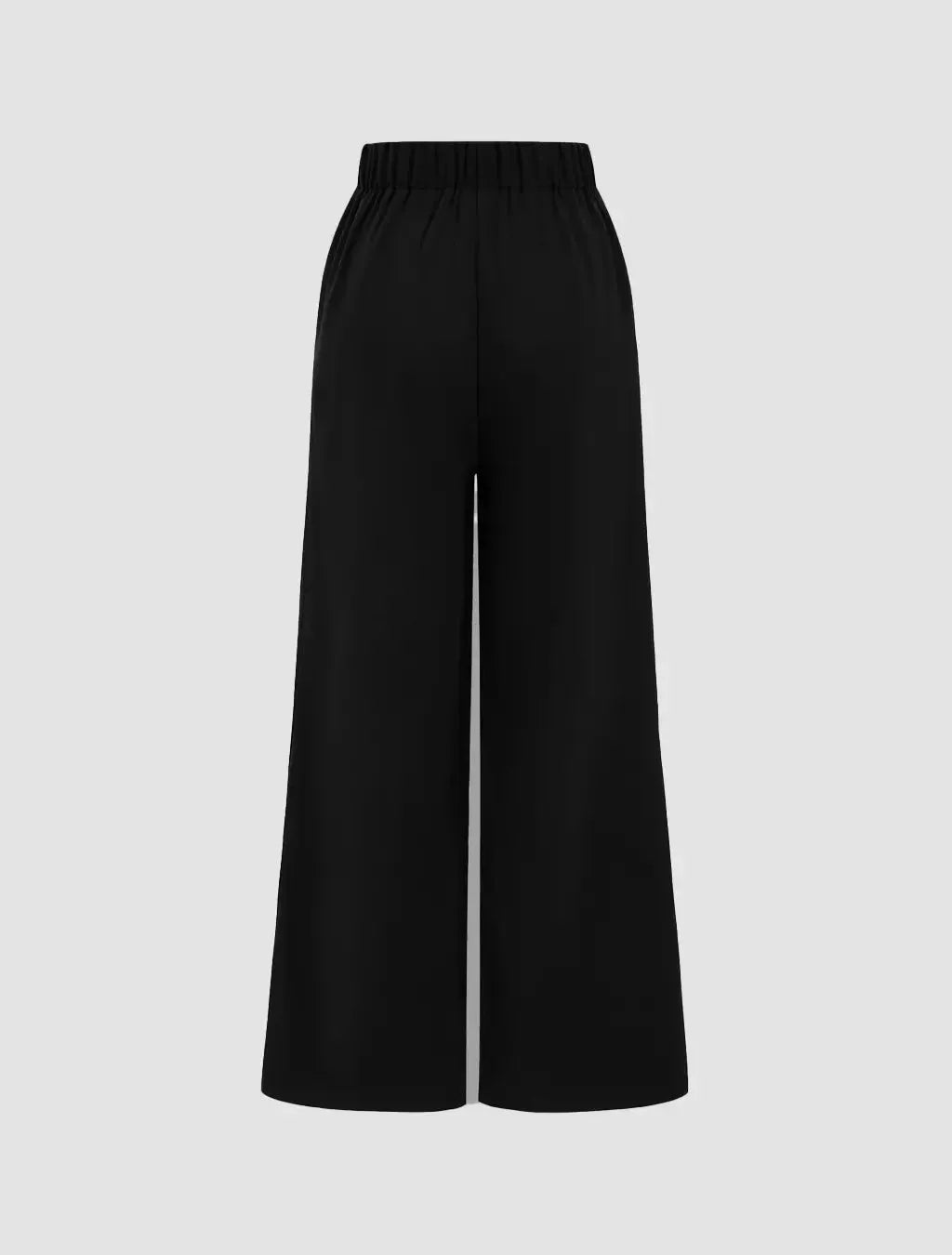 Notched Lapel Belted Blazer And Trousers Set