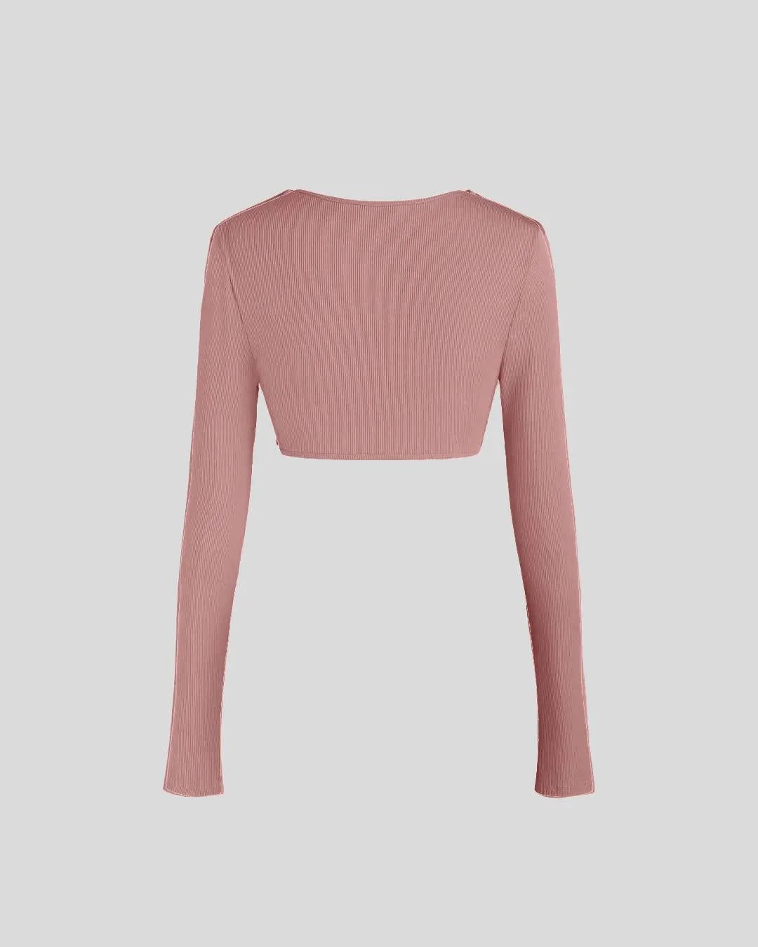 Two Piece Elegant Bodycon Dress With Shrug In Dusty Pink